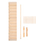 1/12 Scale Dollhouse Staircase DIY Miniature Smooth Rounded Corners Birch Material for Crafts