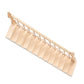 1/12 Scale Dollhouse Staircase DIY Miniature Smooth Rounded Corners Birch Material for Crafts