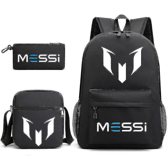 3pcs Football Messi Backpack Rucksack Women Men Travel Laptop Teenagers Molas Toes Sac Only Backpack- Perfet Only Backpack none_tfrf Only Backpack none