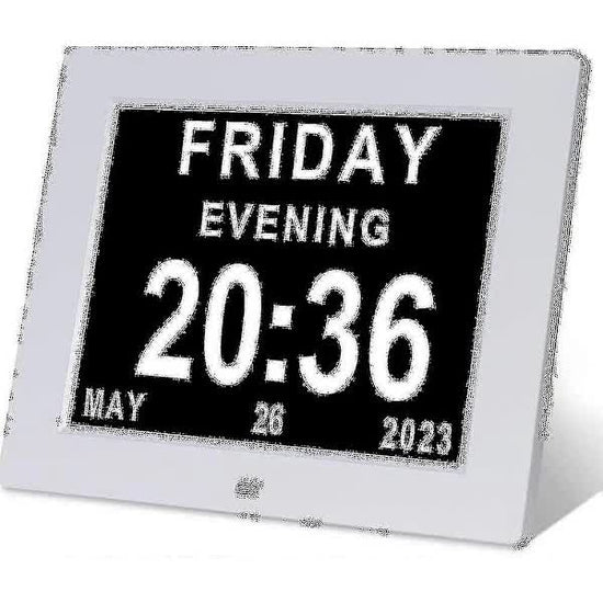 Dementia Watch Large Digital Calendar Day Date Watch for Seniors with Alzheimer&