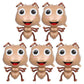 Large Ant Balloons 5 pcs Light Brown 75.00X48.00X4.00CM Animal Theme Cartoon Foil Balloons