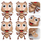 Large Ant Balloons 5 pcs Light Brown 75.00X48.00X4.00CM Animal Theme Cartoon Foil Balloons