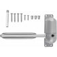 Self-Closing Door Closer Spring Surface Mounted Adjustable Durable Gray Compatible with Self-Closing Doors