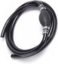 Fuel Line Hose for Outboard, Nylon Braid 5/16 Inch Fuel Line Hose with Hand Pump Bulb, 6 FT Long Boat RVs Tractor Fuel Line Assembly