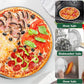 Stainless Steel Pizza Pan Round Pizza Tray, Round Pizza Plate For Pie Cookie Pizza Cake, Non Toxic & Heavy Duty, Brushed Finish & Easy Clean & Diameter 11.8 Inch