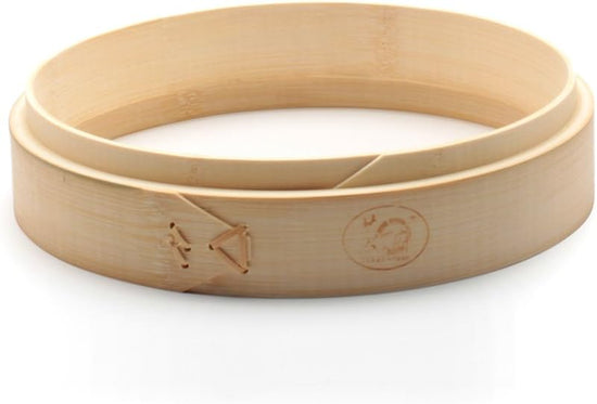 Natural Bamboo Steamer Heightening Ring Deep Steamer 7-13inch Bamboo Steamer’s Circle to Add Height, Increase Steamer Height of 4 CM