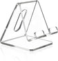 Fancial Acrylic Cell Phone Stand, Portable Phone Holder, Clear Phone Stand for Desk, Compatible with iPhone 15 14 13 12 Pro Max Mini 11 Xr Plus SE, Android Smartphone, Pad, Tablet, Desk Accessories