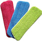 Microfiber Spray Mop Replacement Heads for Wet/Dry Mops,Flat Replacement Heads for Floor Cleaning and Scrubbing Microfiber Pros,Cleaning Pads Compatible with Bona Floor Care System (3 Pack, Blue)