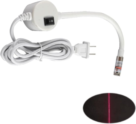 SewPro Laser Vision Guide，Sewing Machine Quilting Light , Dot , Straight Line , Crosshair , Innovative Sewing and Quilting Notion for Precise Stitching (Straight Line Sewing Laser), White