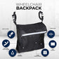 Wheelchair Pouch Wheelchair Bag Waterproof Large Wheelchair Accessories Bags to Hang on Back and Wheelchair Backpack Storage Bag