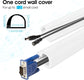 Wall Cord Hider 39 Inch, Self-Adhesive Cord Cover for Wall, Wire Hider, Cable Raceway Cover Kit for TV, Home and Office