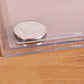 Indoor Outdoor Heavy Duty Premium Clear Transparent Round Fitted PVC Tablecloth, Round Waterproof Table Cover,Wipeable,Clear Plastic Tablecloth Protector (1.5mm,Dia.20in/50cm)