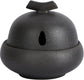 Matte Glaze Garlic Keeper for Counter Countertop Storage Ceramic Jars Garlic Holder Give it to a Friend Who Owns a Restaurant Garlic Container, Black, djdrtjtydkjtyk45154854