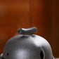 Matte Glaze Garlic Keeper for Counter Countertop Storage Ceramic Jars Garlic Holder Give it to a Friend Who Owns a Restaurant Garlic Container, Black, djdrtjtydkjtyk45154854