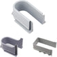 Plastic U Shape Under Sink Basin Drain Pipe Bath Cabinet Drawer Pull Out Bottom Cutout Cover Recessed U Drainage Grommet (No.3)