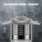 8 Inch Round Chimney Cap, 8 Inch Chimney Cap with Screen, Stove Pipe Topper, 304 Stainless Steel(Full Width: 8in, Interior Width: 7.87in)