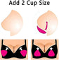 Silicone Bra Inserts, Gel Breast Pads and Enhancers to Add 2 Cup, Suitable for Dresses/Swimsuits, Fit for C-FF Cup