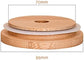 4 Pack 86mm Wide Mouth Bamboo Mason Jar Lids with Straw Hole Reusable Bamboo Caps Leak-Proof Glass Canning Drinking Storage Jars Lid