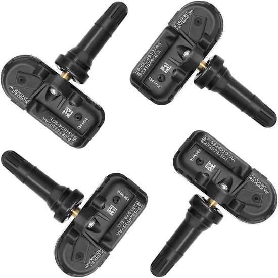 68249197AA TPMS Sensor Dodger RAM, 4-Pack 434MHz Tire Pressure Monitoring System Sensors Compatible with 2014-2018 Dodge Ram 1500 2500 3500 Jeep Cherokee Replaces 68239720AA 68157568AA