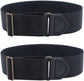 2pcs Sleeve Garters Non Slip Shirt Sleeve Holders Armband for Women Men (Black)