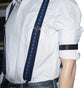 2pcs Sleeve Garters Non Slip Shirt Sleeve Holders Armband for Women Men (Black)