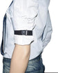 2pcs Sleeve Garters Non Slip Shirt Sleeve Holders Armband for Women Men (Black)