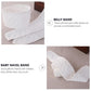 6pcs Cotton Baby Belly Band Infant Umbilical Cord Soft Newborn Navel Belt (White)