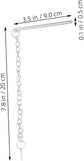 3pcs Reliable Steel Fixing Accessories for Garden Patio Parasols Compatibility for Support