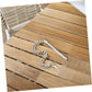 3pcs Reliable Steel Fixing Accessories for Garden Patio Parasols Compatibility for Support
