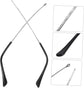 1Pair Eyeglasses Arm Replacement Stylish Repair Parts for Glasses Durable and Comfortable Eyewear Frame Legs Fit for Various Eyeglasses Styles