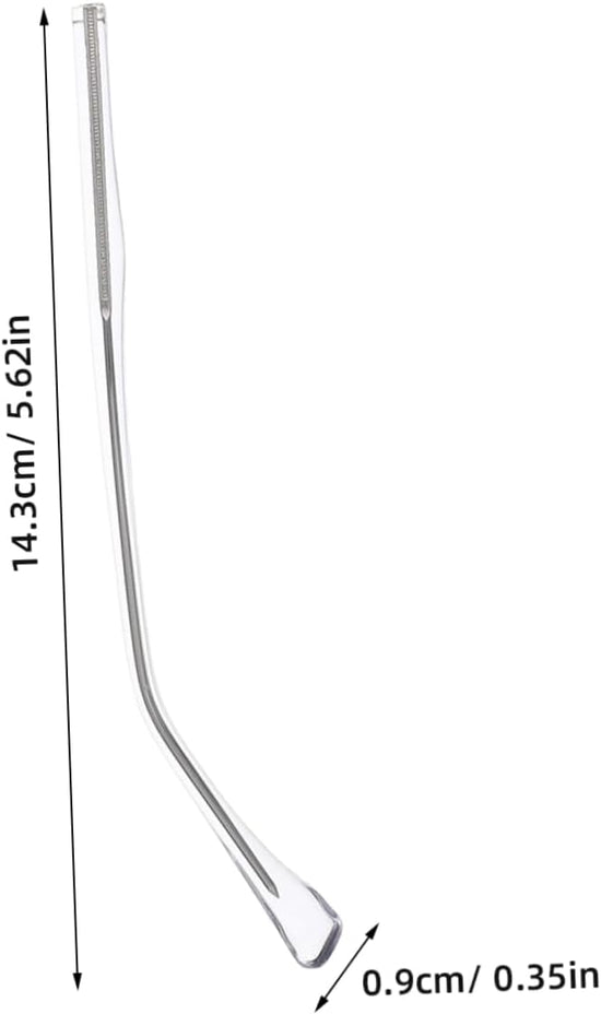 2 Sets Eyeglass Replacement Temples with Nose Pads Fit Glasses Repair Kit Includes Screws Washers Screwdriver of Durable Transparent Arms for Eyewear