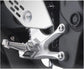 Front Footrest Foot Peg Pedal Compatible with Yamaha YZF R25 R3 MT25 MT03 2014-2023 Motorcycle Bracket (Color : Left Bracket)