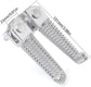 Front Footrest Foot Peg Pedal Compatible with Yamaha YZF R25 R3 MT25 MT03 2014-2023 Motorcycle Bracket (Color : Left Bracket)