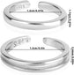 2pcs Sterling Silver Open Toe Rings, 2 Styles Adjustable Silver Toe Rings Simple Design Summer Beach Foot Jewelry Non Tarnish Foot Jewelry for Women