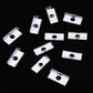 600 Pcs Clear Hangers Ear Jewelry Plastic Clothes Hanger Earring Display Hook Adhesive Ear Ring Hooks White Earring Cards for Selling Hanging PVC Ear Hooks Clear Plastic PVC Hooks