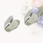 4pcs Silver Plated Small Single Tooth Cap Hip Hop Teeth Grill Decoration
