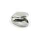 4pcs Silver Plated Small Single Tooth Cap Hip Hop Teeth Grill Decoration