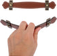 2pcs Vintage Replacement trunk handles leather cabinet handles drawer leather handle Luggage Handle Strap, Brown, Size 2, (632TO04N4SLG6O33FGRH8M)