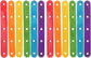 Wooden Lolly Sticks Craft Popsicle Sticks Craft Sticks Ice Cream Sticks with Holes DIY Crafts 50PCS (Colorful)