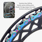 6 7 8 Speed Chain Rainbow Chain, 1/2 X 11/128 Inch 116 Links Lightweight Chain, Mountain Road Chain for Road with 2 Chain Connector