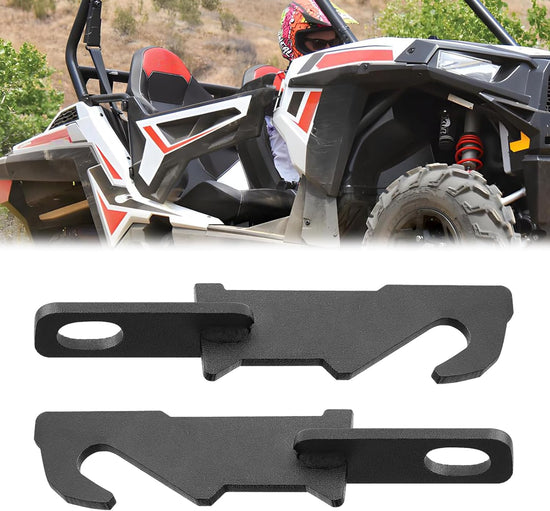 RZR Door Latch Black 3.5" Door Vent Extender Anti-Rust Easy Latches Lock Compatible with RZR XP 1000/ XP 4 1000/ Turbo/Turbo S/ 900/ S 1000/ S