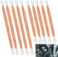 10pcs Universal Automotive Ground Straps, 10/12 inch Engine Ground Strap Kit Braided Copper Ground Straps Automotive Ground Strap Wire Ground Strap Connectors for Most Cars (Copper)