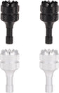 4pcs Drone Controller Sticks, Detachable Drone Remote Joysticks Thumb Rocker Replacement Compatible with DJI Mini 3 Pro Drones DJI RC Smart Controller (Silver, Black)