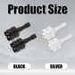 4pcs Drone Controller Sticks, Detachable Drone Remote Joysticks Thumb Rocker Replacement Compatible with DJI Mini 3 Pro Drones DJI RC Smart Controller (Silver, Black)