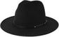 2XL/XL/L Felt Fedora Hats,M/S/XS Wide Brim Dress Hat,Plus Size Warm Panama Hat,Large Brim Jazz Hat for Women Men