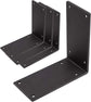 4Packs Heavy Duty Steel Corner Brackets, 90 Degree Angle Bracket-6"x 6" Large L Brackets Connector Brace, Sturdy L Braces for Building Decorative Knee Braces, Angle Brackets for Wood  Projects