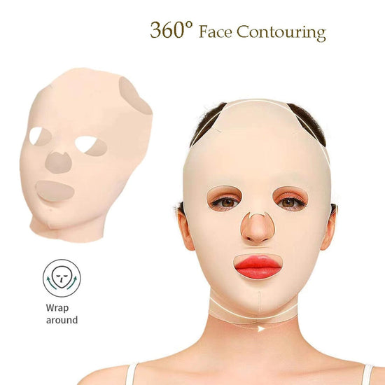 3D Reusable Breathable Beauty Women Anti Wrinkle Slimming Bandage V Shaper Full Face Lift Sleeping Mask