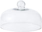 9 Inch Clear Glass Cake Dome, Home Kitchen Food Cover Pastry Display Stand Cheese Pudding Dome Cake Fresh Keeping Cover(Size:23cm)