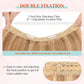 Halo Hair Extensions Real Human Hair 16 Inch Halo Extensions for Women 100% Human Hair Invisible Wire Hair Extensions Golden Brown Hightlights Bleach Blonde 