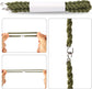16pcs Boot Straps with Metal Hooks, Military Elastic Trouser Blousers Boot Bands Army Leg Strap Blousing Garters Accessories Part for Men Women Outdoor Skiing (4 Colors)